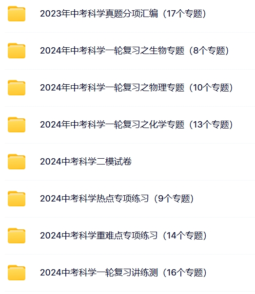 图片[23]-中考专项 电子资料合集-百优学科